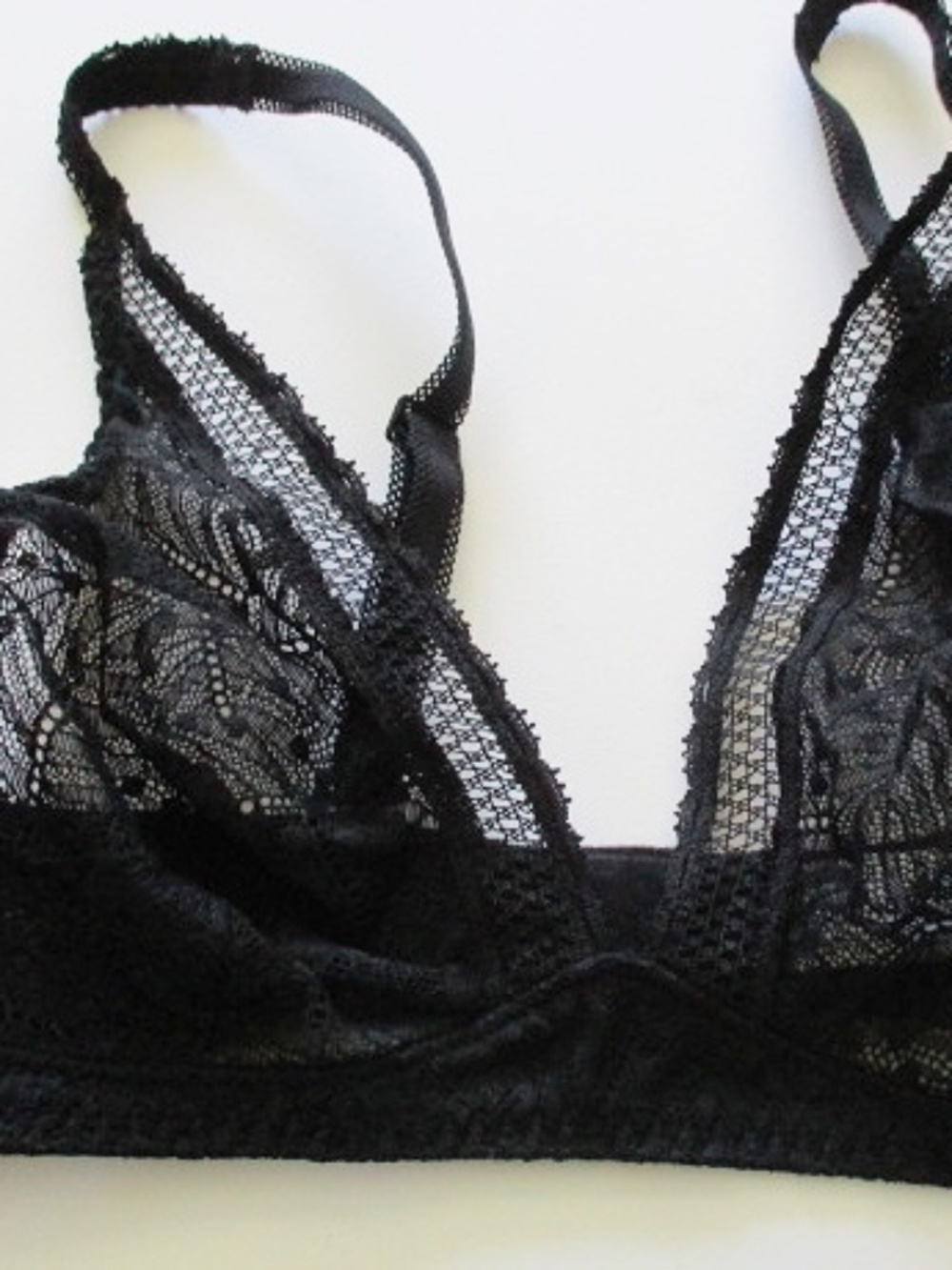 SIMONE PERELE - Comete Wireless Triangle Black Bra - 34B - Picture 2 of 7